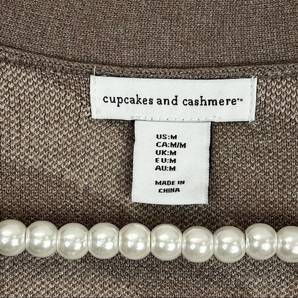 CUPCAKES & CASHMERE LONG ANIMAL PRINT CARDIGAN OPEN FRONT NWT SZ M - Picture 5 of 7
